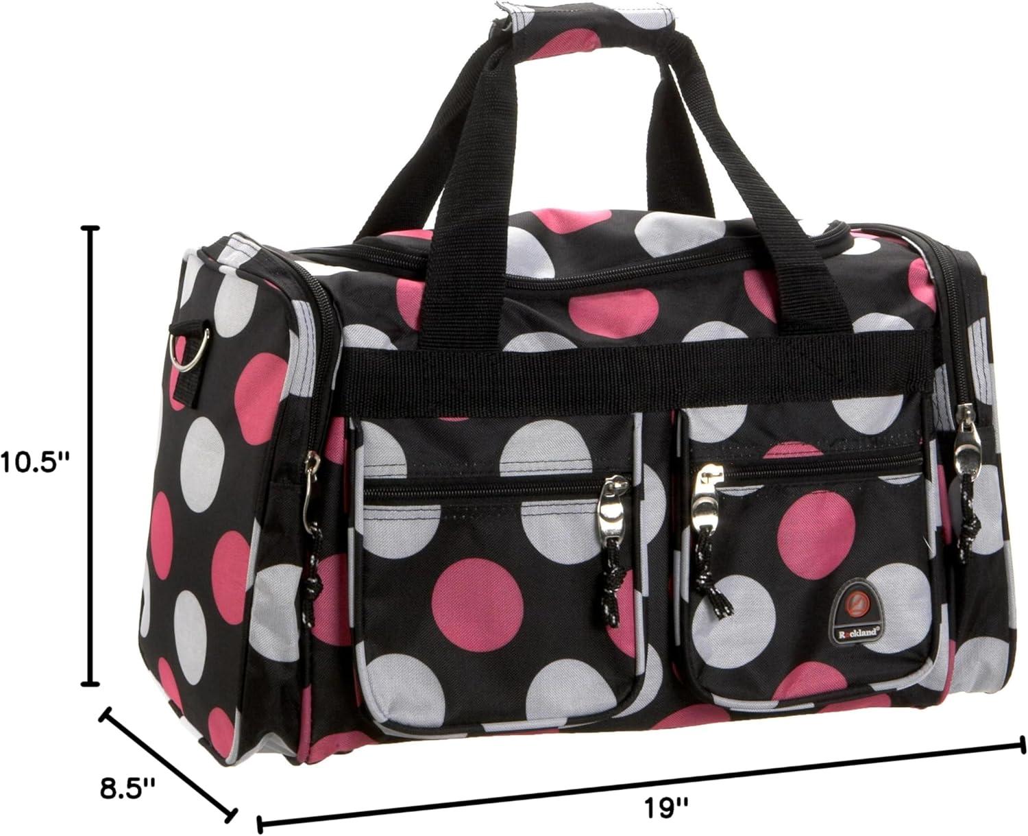 imageRockland Duffel BagMultiPink Dot