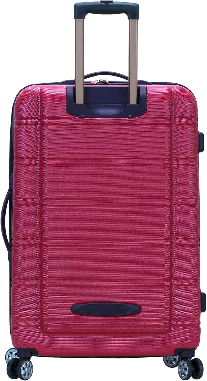 imageRockland Melbourne Hardside Expandable Spinner Wheel Luggage Magenta 2 Piece 20quot28quotMAGENTA