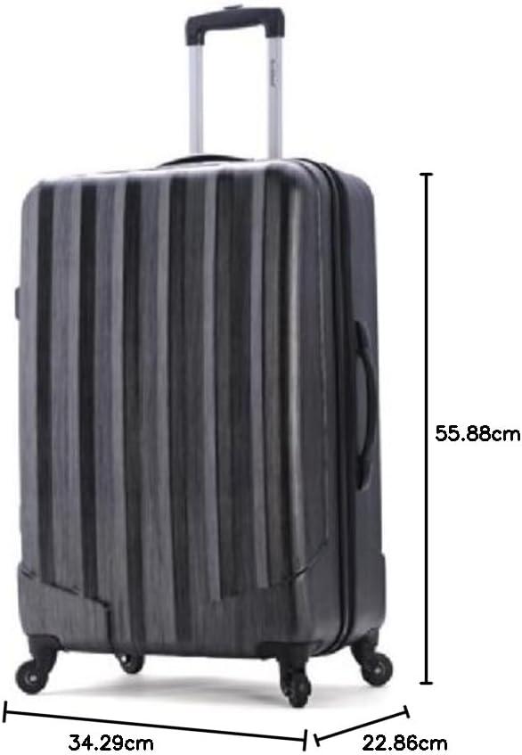 imageRockland Melbourne Hardside Expandable Spinner Wheel Luggage Metallic CarryOn 20InchMETALLIC