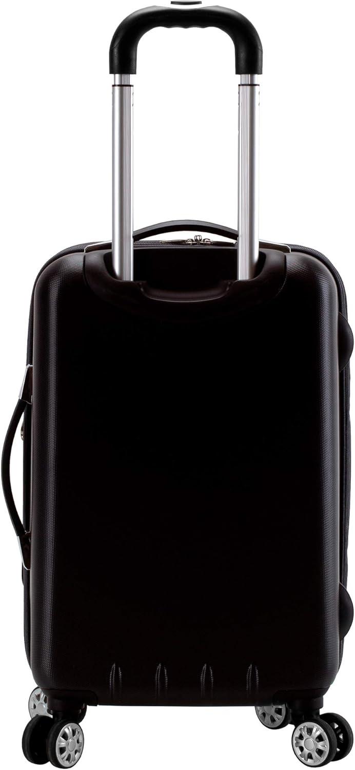 imageRockland Milan Hybrid Spinner Wheel Luggage set Grey 3Piece Set 202428 Brown F136BROWN