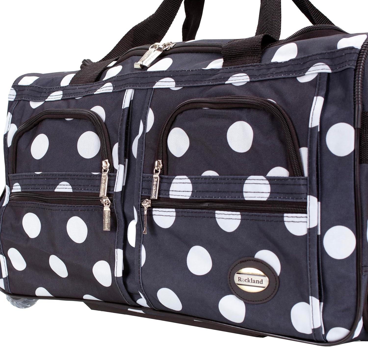 imageRockland Rolling Duffel BagBLACKDOT