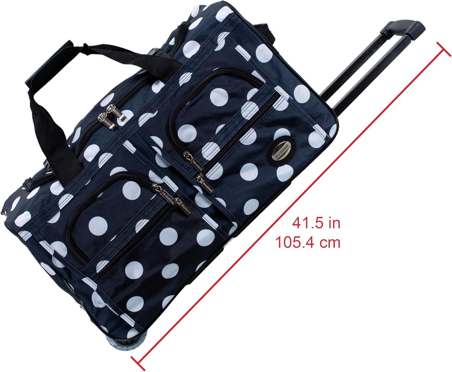 imageRockland Rolling Duffel BagBLACKDOT