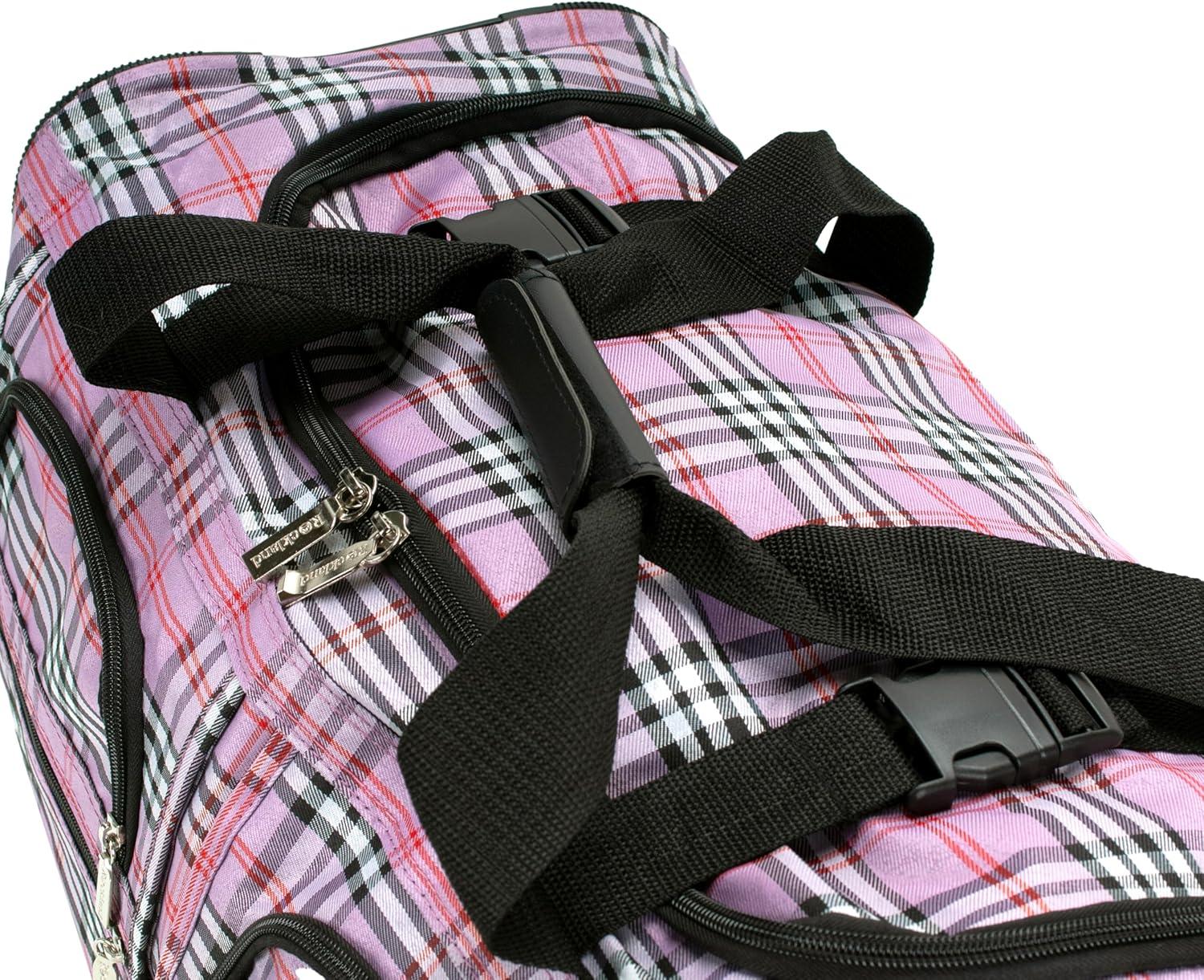 imageRockland Rolling Duffel BagPINKCROS