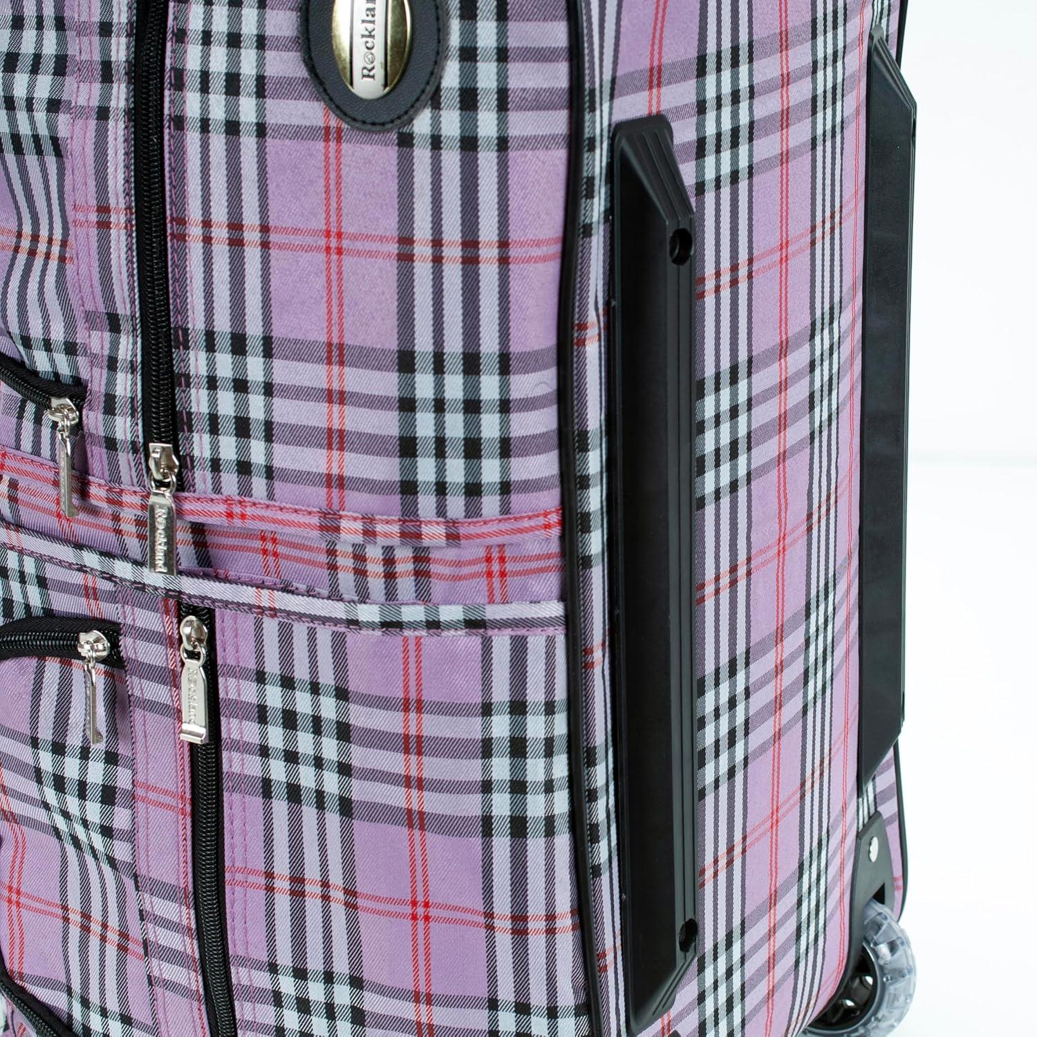 imageRockland Rolling Duffel BagPINKCROS