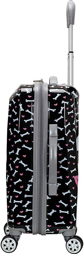imageRockland Vision Hardside Spinner Wheel Luggage Bandana CarryOn 20Inch
