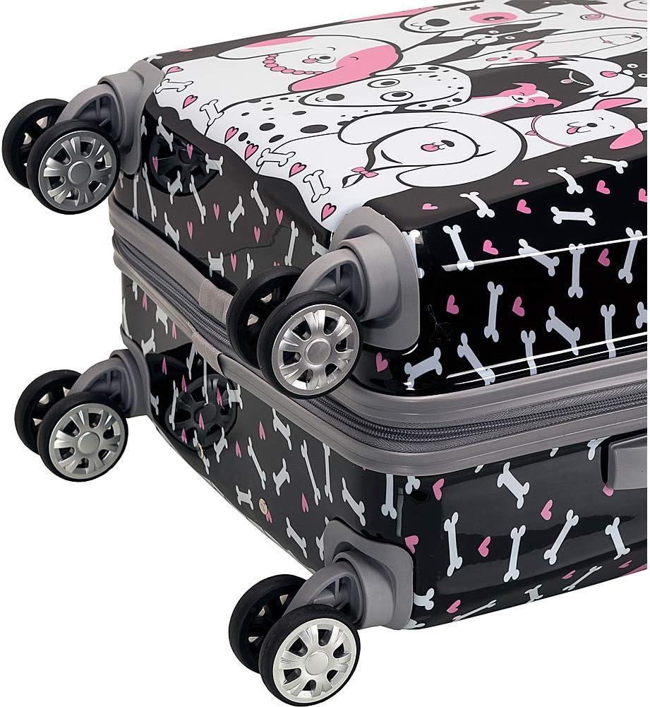 imageRockland Vision Hardside Spinner Wheel Luggage Bandana CarryOn 20Inch
