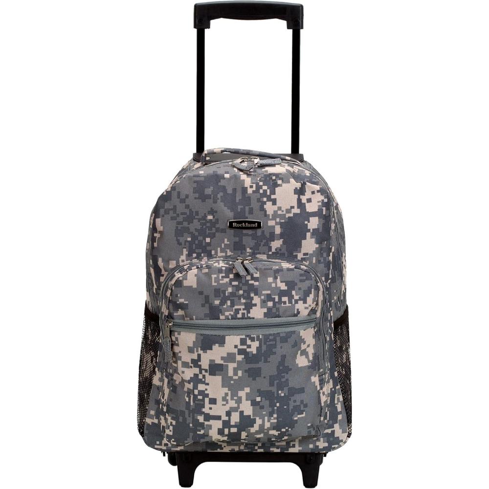 imageRockland Double Handle Rolling Backpack ACU CAMO One SizeACU CAMO