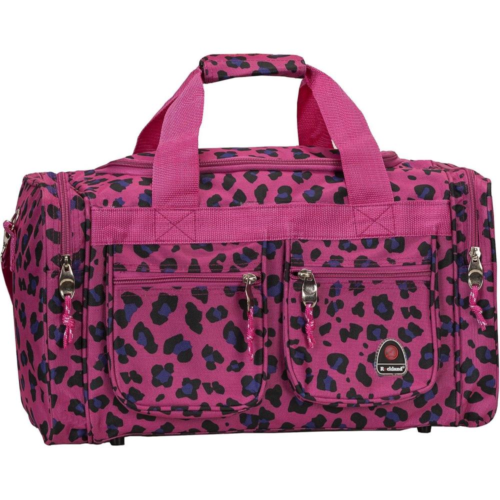 imageRockland Duffel BagMagenta Leopard