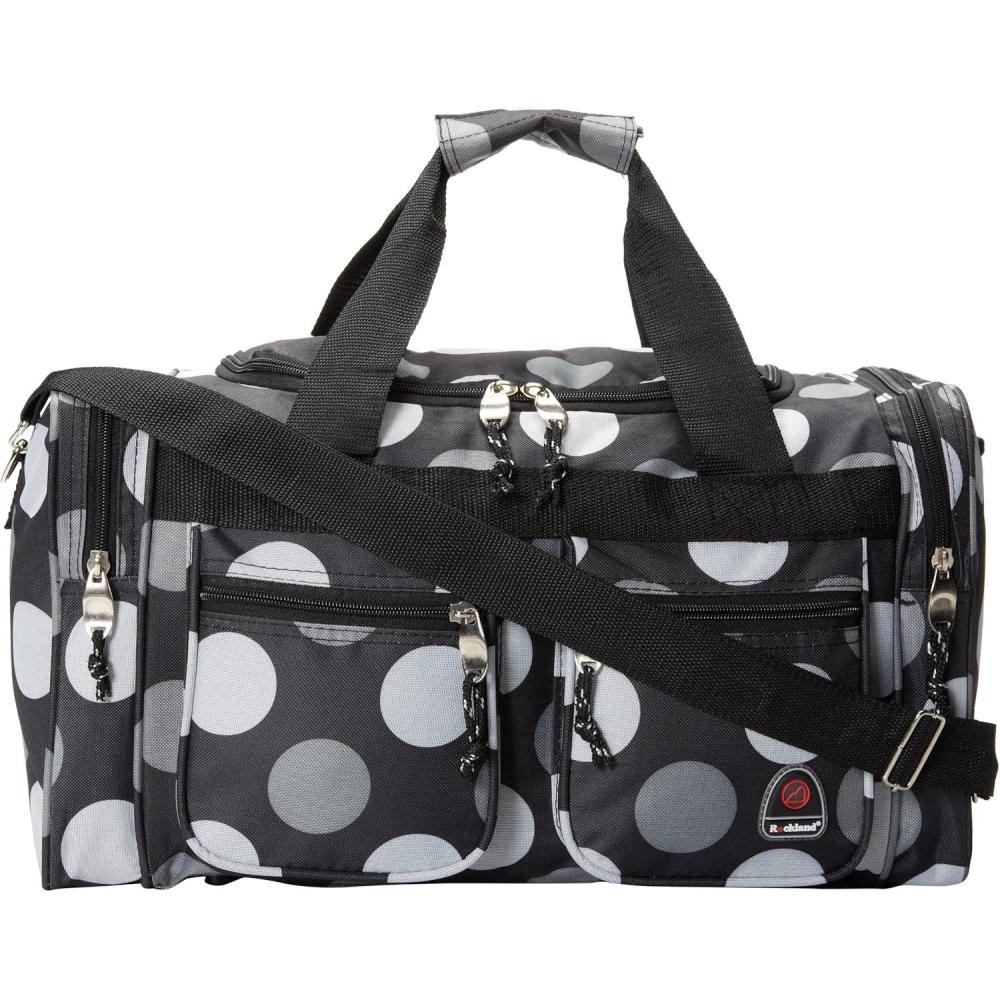 imageRockland Duffel BagNew Black Dot