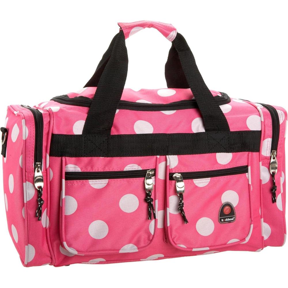 imageRockland Duffel BagPink Dot