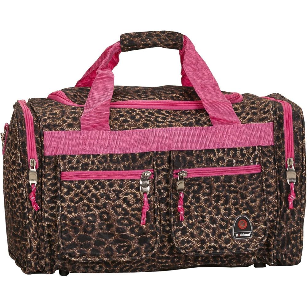 imageRockland Duffel BagPink Leopard