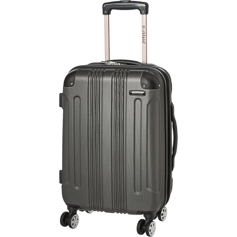 imageRockland London Hardside Spinner Wheel Luggage Navy 3Piece Set 202428Grey