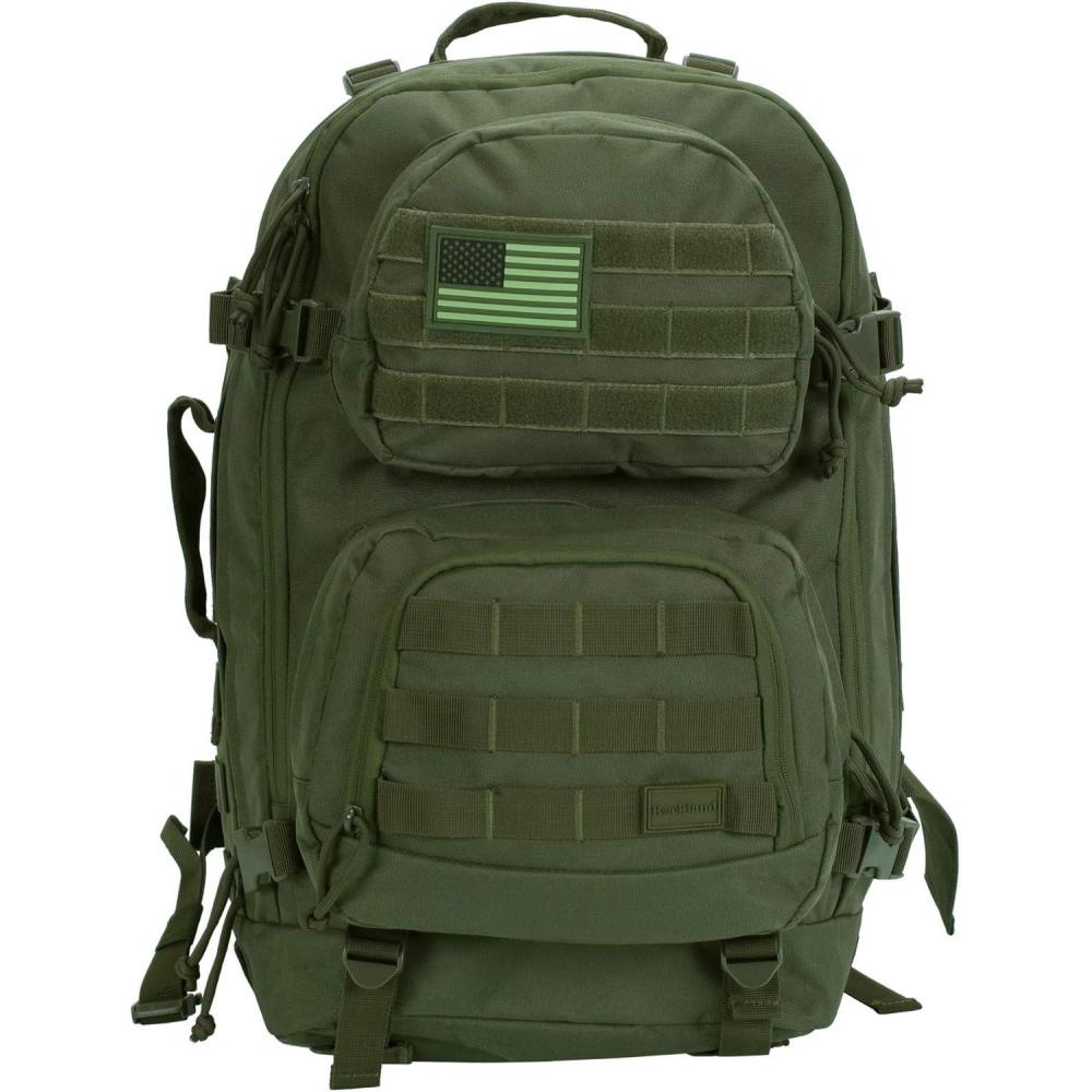 imageRockland Military Tactical Laptop Backpack Green LargeGreen