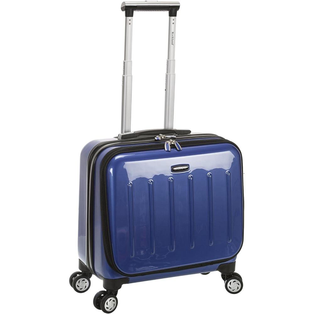 imageRockland Revolution Hardside Rolling Computer Case Blue CarryOn 17InchBlue