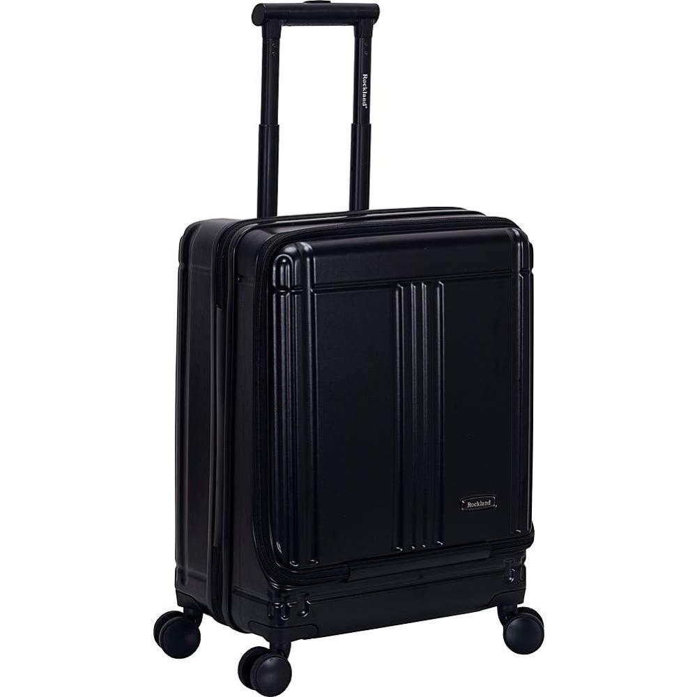 imageRockland Tokyo Hardside Laptop CarryOn Spinner Luggage Navy CarryOn 19InchBlack