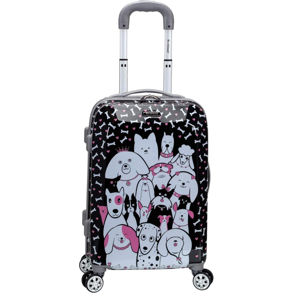 imageRockland Vision Hardside Spinner Wheel Luggage AssortedMulticolor CarryOn 20quot