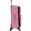 Rockland 5-Piece Softside Spinner Wheel Luggage Set, Pink, 5-Piece Set (14/29/24/28/32)(Pink)