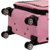 Rockland 5-Piece Softside Spinner Wheel Luggage Set, Pink, 5-Piece Set (14/29/24/28/32)(Pink)