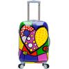Rockland Departure Hardside Spinner Wheel Luggage, Heart, 2-Piece Set (20/28)