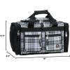 Rockland Duffel Bag(Black Cross)