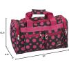 Rockland Duffel Bag(Black Pink Dot)