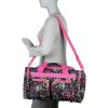 Rockland Duffel Bag(Pink Zebra)
