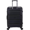 Rockland Hardside Spinner Wheel Luggage, Black, 3-Piece Set (19/23/27)