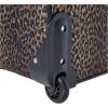 Rockland Jungle Softside Upright Luggage Set, Leopard, 4-Piece Set (14/19/24/28)(Leopard)