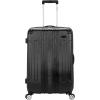 Rockland London Hardside Spinner Wheel Luggage, Orange, Carry-On 20-Inch(Black)