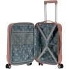 Rockland London Hardside Spinner Wheel Luggage, Rosegold, Carry-On 20-Inch(Pink)