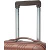 Rockland London Hardside Spinner Wheel Luggage, Rosegold, Carry-On 20-Inch(Pink)
