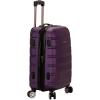 Rockland Melbourne Hardside Expandable Spinner Wheel Luggage, Purple, Carry-On 20 inches