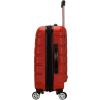 Rockland Melbourne Hardside Expandable Spinner Wheel Luggage, Red, Carry-On 20-Inch