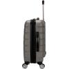 Rockland Melbourne Hardside Expandable Spinner Wheel Luggage, Silver, Carry-On 20-Inch
