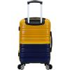 Rockland Melbourne Hardside Expandable Spinner Wheel Luggage, Two Tone Navy, Carry-On 20-Inch