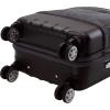 Rockland Milan Hybrid Spinner Wheel Luggage set, Grey, 3-Piece Set (20/24/28), Brown (F136-BROWN)