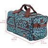 Rockland Rolling Duffel Bag(BLUELEOPARD)