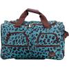 Rockland Rolling Duffel Bag(BLUELEOPARD)