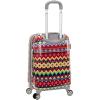 Rockland Vision Hardside Spinner Wheel Luggage, Tribal, Carry-On 20-Inch