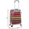 Rockland Vision Hardside Spinner Wheel Luggage, Tribal, Carry-On 20-Inch