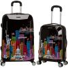 Rockland Departure Hardside Spinner Wheel Luggage, America, 2-Piece Set (20/28)