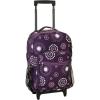 Rockland Double Handle Rolling Backpack, ACU CAMO, One Size(PURPLEPEARL)