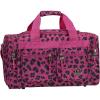 Rockland Duffel Bag(Magenta Leopard)