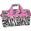 Rockland Duffel Bag(Pink Zebra)