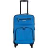 Rockland Expandable Spinner Carry On, Black, 19-Inch(Blue)