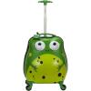 Rockland Jr. Kid’s My First Luggage – Hardside Spinner Luggage, Puppy, Carry-On 16-Inch(Frog)