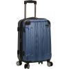 Rockland London Hardside Spinner Wheel Luggage, Blue, Carry-On 20-Inch(Blue)