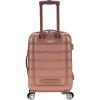 Rockland Melbourne Hardside Spinner Wheel Luggage, Rosegold, Carry-On 20-Inch(ROSEGOLD)