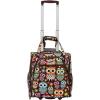 Rockland Melrose Upright Wheeled Underseater Carry-On Luggage, Owl