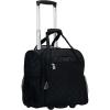 Rockland Melrose Upright Wheeled Underseater Carry-On Luggage, Purple, 15-Inch(Black)